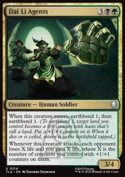 Dai Li Agents - Magic: The Gathering | Avatar: The Last Airbender (Uncommon) [TLA - 214] - El Duelista