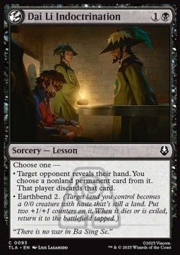 Dai Li Indoctrination - Magic: The Gathering | Avatar: The Last Airbender (Common) [TLA - 93] - El Duelista