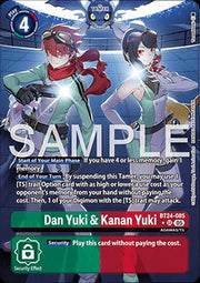 Dan Yuki & Kanan Yuki (BT24 - 085) (V.2) - Time Stranger (Alternative Art) [BT - 24 - 085] - El Duelista