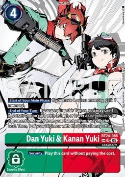 Dan Yuki & Kanan Yuki (BT24 - 085) (V.3) - Time Stranger (Special) [BT - 24 - 085] - El Duelista