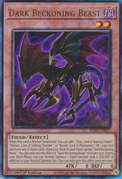 Dark Beckoning Beast (V.7 - Ultimate Rare)⁣ - Quarter Century Bonanza⁣ (Ultimate Rare)⁣ [027] - El Duelista