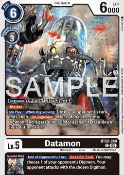 Datamon (BT22 - 060)⁣ - Cyber Eden⁣ (Common)⁣ [060] - El Duelista