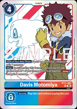 Davis Motomiya (BT21 - 085) (V.1)⁣ - World Convergence⁣ (Super Rare)⁣ [085] - El Duelista