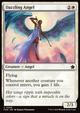 Dazzling Angel⁣ - Magic: The Gathering Foundations⁣ (Common)⁣ [9] - El Duelista