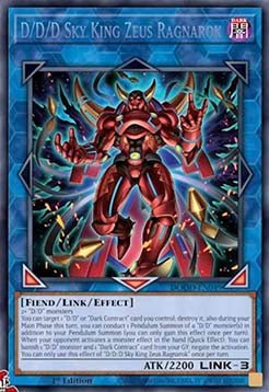 D/D/D Sky King Zeus Ragnarok (V.1 - Secret Rare) - Doom of Dimensions (Secret Rare) [DOOD - 049] - El Duelista