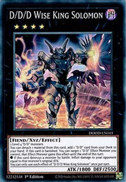 D/D/D Wise King Solomon - Doom of Dimensions (Super Rare) [DOOD - 043] - El Duelista