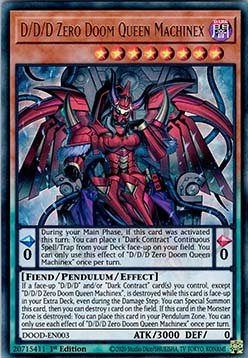 D/D/D Zero Doom Queen Machinex (V.1 - Ultra Rare) - Doom of Dimensions (Ultra Rare) [DOOD - 003] - El Duelista