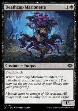 Deathcap Marionette⁣ - The Lost Caverns of Ixalan⁣ (Common)⁣ [100] - El Duelista
