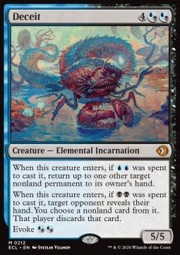 Deceit - Lorwyn Eclipsed (Mythic) [ECL - 212] - El Duelista