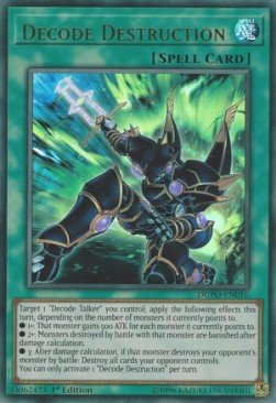 Decode Destruction - Duel Power (Ultra Rare) [DUPO - 016] - El Duelista