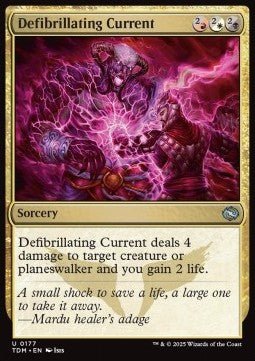 Defibrillating Current⁣ - Tarkir: Dragonstorm⁣ (Uncommon)⁣ [177] - El Duelista