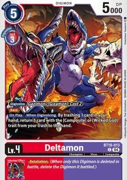 Deltamon (BT18 - 013)⁣ - Special Booster Ver 2.0⁣ (Common)⁣ [013] - El Duelista