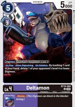 Deltamon (BT19 - 069)⁣ - Special Booster Ver 2.0⁣ (Common)⁣ [BT19 - 069] - El Duelista