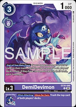 DemiDevimon (EX10 - 040) (V.1) - Sinister Order (Common) [040] - El Duelista
