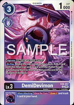 DemiDevimon (EX8 - 057)⁣ - Chain of Liberation⁣ (Rare)⁣ [057] - El Duelista