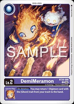 DemiMeramon (BT20 - 006)⁣ - Special Booster Ver 2.5⁣ (Common)⁣ [006] - El Duelista