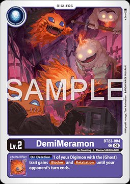 DemiMeramon (BT23 - 004) - Hackers' Slumber (Common) [BT - 23 - 004] - El Duelista