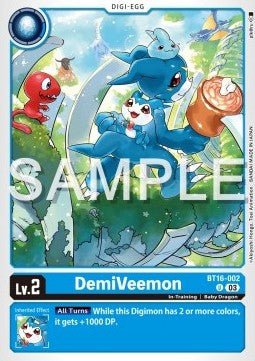 DemiVeemon (BT16 - 002) - Beginning Observer (Uncommon) [BT - 16 - 002] - El Duelista