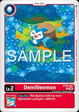 DemiVeemon (BT20 - 001)⁣ - Special Booster Ver 2.5⁣ (Common)⁣ [001] - El Duelista