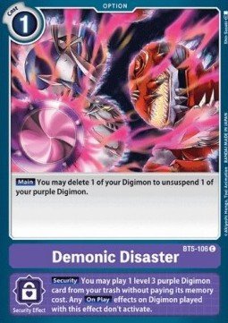 Demonic Disaster (BT5 - 106)⁣ - Battle Of Omni⁣ (Common)⁣ [BT5 - 106] - El Duelista