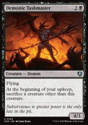 Demonic Taskmaster⁣ - Innistrad Remastered⁣ (Uncommon)⁣ [104] - El Duelista