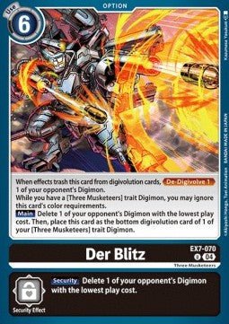 Der Blitz (EX7 - 070) (V.1)⁣ - Digimon Liberator⁣ (Uncommon)⁣ [070] - El Duelista