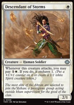 Descendant of Storms⁣ - Tarkir: Dragonstorm⁣ (Uncommon)⁣ [8] - El Duelista
