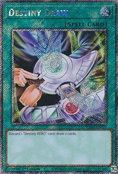 Destiny Draw (V.1 - Platinum Secret Rare)⁣ - Quarter Century Bonanza⁣ (Platinum Secret Rare)⁣ [173] - El Duelista