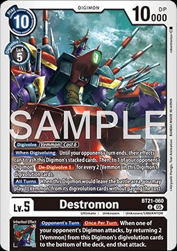 Destromon (BT21 - 060)⁣ - World Convergence⁣ (Uncommon)⁣ [060] - El Duelista