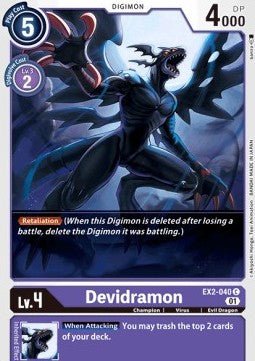 Devidramon (EX2 - 040)⁣ - Digital Hazard⁣ (Common)⁣ [040] - El Duelista