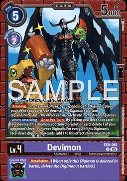 Devimon (EX9 - 061) (V.1)⁣ - Versus Monsters⁣ (Uncommon)⁣ [061] - El Duelista
