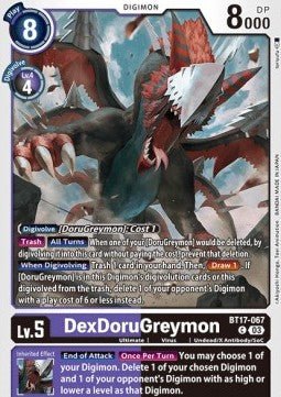DexDoruGreymon (BT17 - 067)⁣ - Secret Crisis⁣ (Common)⁣ [067] - El Duelista