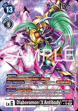 Diaboromon (X Antibody) (BT24 - 065) (V.2) - Time Stranger (Alternative Art) [BT - 24 - 065] - El Duelista