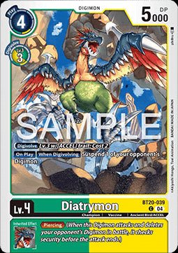 Diatrymon (BT20 - 039)⁣ - Special Booster Ver 2.5⁣ (Common)⁣ [039] - El Duelista