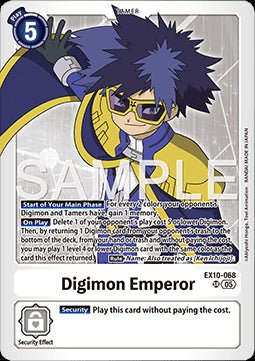 Digimon Emperor (EX10 - 068) (V.1) - Sinister Order (Super Rare) [068] - El Duelista