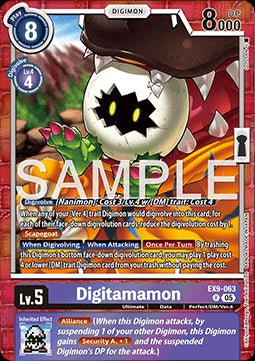Digitamamon (EX9 - 063)⁣ - Versus Monsters⁣ (Rare)⁣ [063] - El Duelista