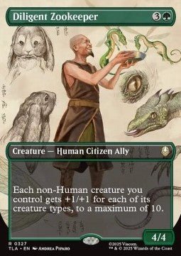 Diligent Zookeeper - Magic: The Gathering | Avatar: The Last Airbender: Extras (Rare) [XTLA - 327] - El Duelista