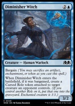 Diminisher Witch⁣ - Wilds of Eldraine⁣ (Common)⁣ [46] - El Duelista