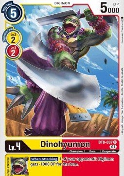 Dinohyumon (BT8 - 037)⁣ - New Awakening⁣ (Uncommon)⁣ [037] - El Duelista