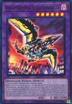 Dinomorphia Stealthbergia - 25th Anniversary Tin: Dueling Heroes Mega Pack (Ultra Rare) [MP23 - 021] - El Duelista