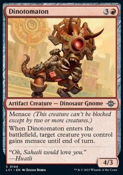 Dinotomaton⁣ - The Lost Caverns of Ixalan⁣ (Common)⁣ [144] - El Duelista