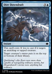 Dire Downdraft⁣ - Bloomburrow⁣ (Common)⁣ [46] - El Duelista