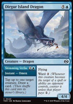 Dirgur Island Dragon // Skimming Strike⁣ - Tarkir: Dragonstorm⁣ (Common)⁣ [40] - El Duelista