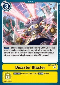 Disaster Blaster (BT8 - 100)⁣ - New Awakening⁣ (Common)⁣ [100] - El Duelista