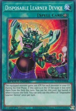 Disposable Learner Device⁣ - Speed Duel GX: Midterm Paradox⁣ (Common)⁣ [E08] - El Duelista