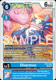 Divermon (BT24 - 028) - Time Stranger (Rare) [BT - 24 - 028] - El Duelista