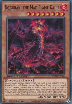 Dogoran, the Mad Flame Kaiju (V.1 - Common)⁣ - Speed Duel GX: Midterm Paradox⁣ (Common)⁣ [C08] - El Duelista