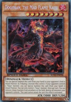 Dogoran, the Mad Flame Kaiju (V.2 - Secret Rare)⁣ - Speed Duel GX: Midterm Paradox⁣ (Secret Rare)⁣ [C08] - El Duelista