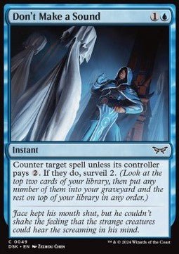 Don't Make a Sound⁣ - Duskmourn: House of Horror⁣ (Common)⁣ [49] - El Duelista