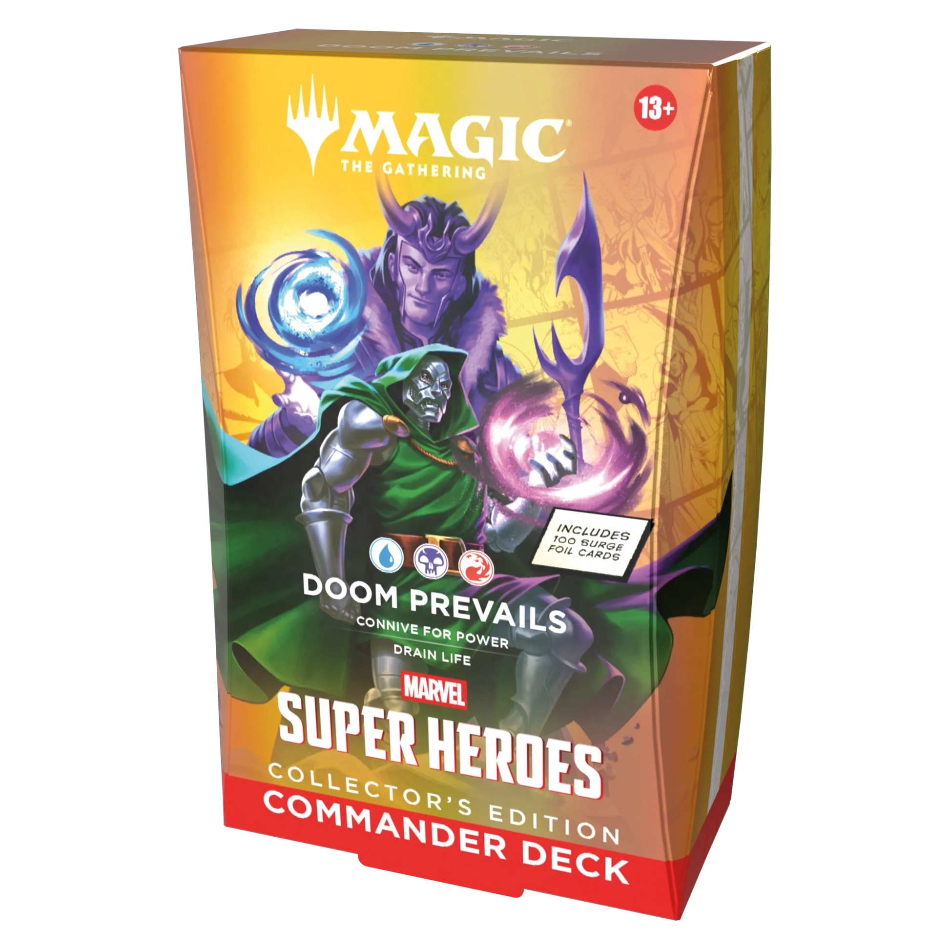 Magic: The Gathering | Marvel Super Heroes: Doom Prevails Commander Deck Collector's Edition en inglés